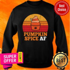 Icecream Pumpkin Spice Af Halloween Vintage Sweatshirt