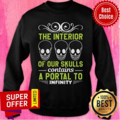 Interior Of Our Skulls Contains A Portal To Infinity Sweatshirt
