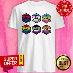 LGBT Dungeons And Dragons Dice D20 Shirt
