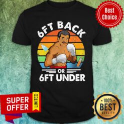 Neil Degrasse Tyson Caricature 6ft Back Or 6ft Under Vintage Shirt