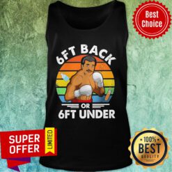 Neil Degrasse Tyson Caricature 6ft Back Or 6ft Under Vintage Tank Top