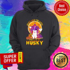 Never Mind The Witch Beware Of The Husky Halloween Hoodie