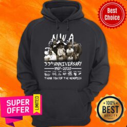 NWA 33rd Anniversary 1978 2020 Thank You For The Memories Signatures Hoodie