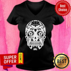 Official Sugar Skull Halloween V-neck