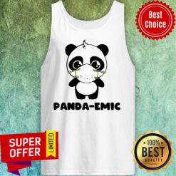 Panda Emic Cute Quarantine Social Distancing Tank Top