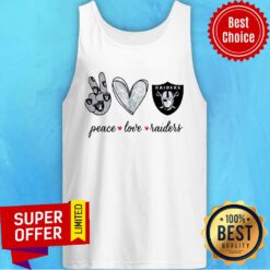 Peace Love Raiders Diamond Tank Top