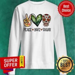 Peace Love Sugar Skull Sweatshirt