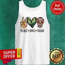 Peace Love Sugar Skull Tank Top