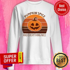 Pumpkin Spice And Everything Nice Vintage Sweatshirt