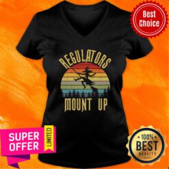 Regulators Mount Up Witch Vintage V-neck