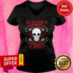 The Interior Of Our Skulls Contains A Portal To Infinity V-neck