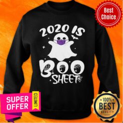 2020 Is Boo Ghost Wear Mask Halloween Sweatshirt