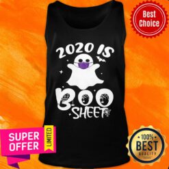 2020 Is Boo Ghost Wear Mask Halloween Tank Top
