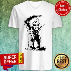 Awesome Cat Death V-neck