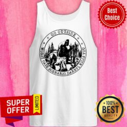 Bigfoot Go Outside Worst Case Scenario Darryl Kills You Tank Top