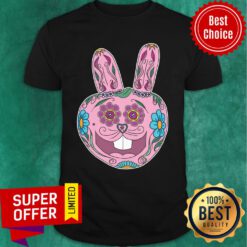 Caprice The Crudely Drawn Bunny Sugar Skull Day Of The Dead Shirt
