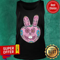 Caprice The Crudely Drawn Bunny Sugar Skull Day Of The Dead Tank Top