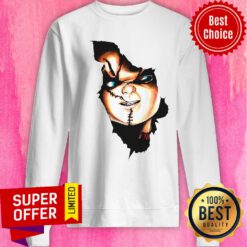 Chucky Blood Inside Halloween Sweatshirt