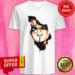 Chucky Blood Inside Halloween V-neck