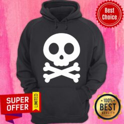 Cute Skull And Crossbones Day Of The Dead Hoodie