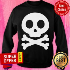 Cute Skull And Crossbones Day Of The Dead Sweatshirt