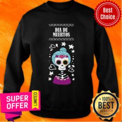 Day Of The Dead Dia De Muertos Sugar Skull Women Sweatshirt