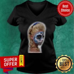 Day Of The Dead Dia Des Los Muertos Sugar Skulls V-neck