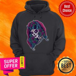 Dia De Los Muertos Mexian Catrina Lady Hoodie