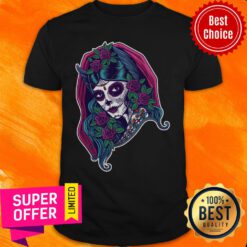 Dia De Los Muertos Mexian Catrina Lady Shirt