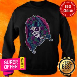 Dia De Los Muertos Mexian Catrina Lady Sweatshirt