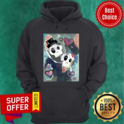 Dia De Los Muertos Paper Skull Couple Day Of The Dead Hoodie