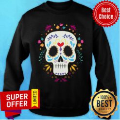 Dia De Los Muertos Sugar Skull Sweatshirt