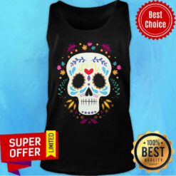 Dia De Los Muertos Sugar Skull Tank Top