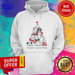 Dogs Tree Merry Woofmas Hoodie
