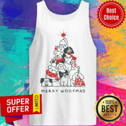 Dogs Tree Merry Woofmas Tank Top