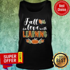 Fall In Love With Learning Pumpkin Tank Top