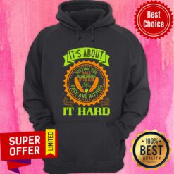Feathers It’s About Hitting The Ball In The Center Of The Club Face Hoodie