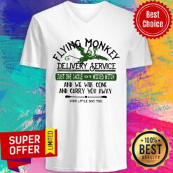 Flying Monkey Delivery Service Just One Cackle From The Wicked Witch V-neck