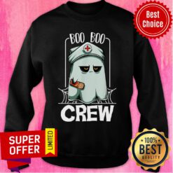 Ghost Nurse Boo Boo Crew Halloween Sweatshirt