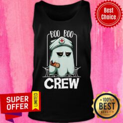 Ghost Nurse Boo Boo Crew Halloween Tank Top