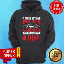 Good It Takes Nothing Away From A Human Hoodie