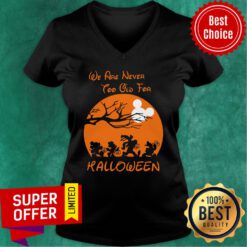 Grateful We Are Never Too Old For Halloween V-neck