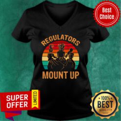 Hocus Pocus Regulators Mount Up Vintage Retro V-neck