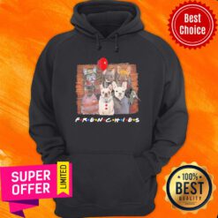 Horror Character Dog Frenchies Friends Halloween Hoodie