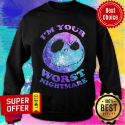 Jack Skelling I’m Your Worst Nightmare Colorful Sweatshirt