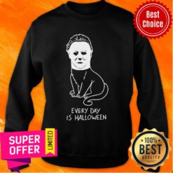 Michael Myers Cat Every Day Is Halloween Sweatshirt