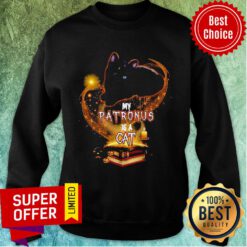 My Patronus Is A Cat Witch Pumpkin Halloween Sweatshirt