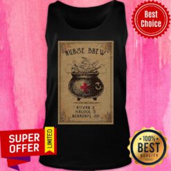 Nurse Brew Ativan 2 Haldol 5 Benadryl 50 Halloween Tank Top