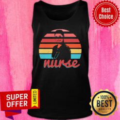 Premium Nurse Vintage Retro Tank Top