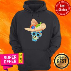 Premium Sombrero Sugar Skull Mexico Holiday Hoodie